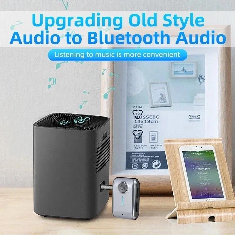 Thiết Bị Nhận Tín Hiệu Bluetooth 5.3 Giắc Cắm 3.5mm AUX Cho Loa Xe Hơi