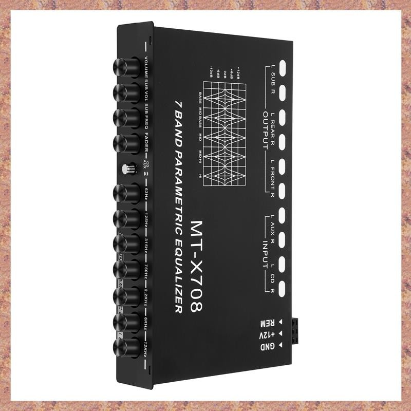 Bộ Khuếch Đại Âm Thanh Xe Hơi EQ Có Công Tắc Đầu Vào CD / AUX (R F C V)
