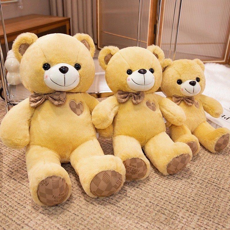 Rytanda Gấu búp bê Teddy Bear Dễ thương tình yêu Teddy Bear Plush Toy Bear Gối cho trẻ em và bạn gái Quà sinh nhật