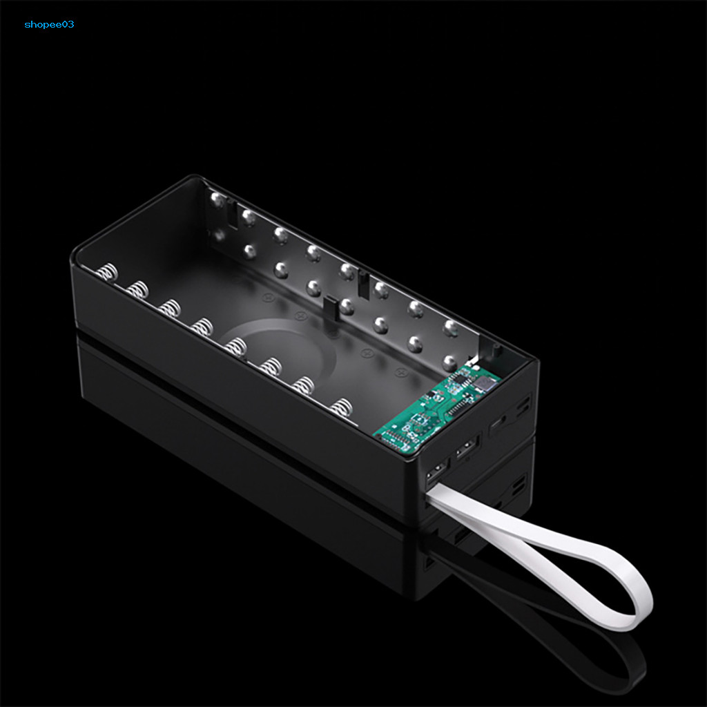 [Ky] C16 Power Bank Box Có Thể Tháo Rời Solderless DIY 16x18650 QC Vỏ Sạc Di Động Cho Điện Thoại Thông Minh