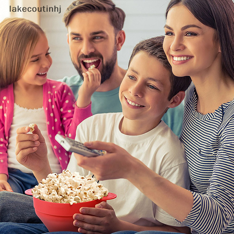 Lu Bếp Lò Vi Sóng Bắp Rang Bát Xô Silicon DIY Popcorn Maker Có Nắp Chip Món Ăn Trái Cây Chất Lượng Cao Dễ Dàng Dụng Cụ Bắp Rang tinhj
