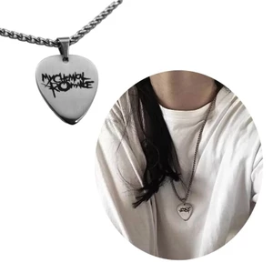 GODD Cá Tính Rock and Roll Guitar Pick Mặt Dây Chuyền Vòng Cổ Quyến Rũ Cho Những Người Yêu Âm Nhạc
