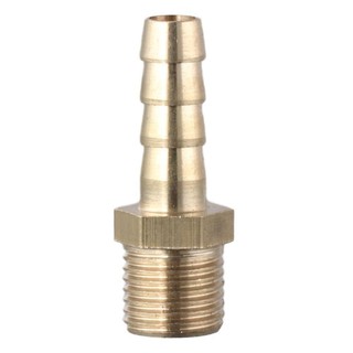 Đầu nối lắp UMITY 2 CÁI, Ống ID 6mm 10mm M14-1.5 M10-1 Phụ kiện ống thép gai, Đầu nối ống Đồng thau Metric Nam đến Barb Air, Water,, Dầu và Khí trơ