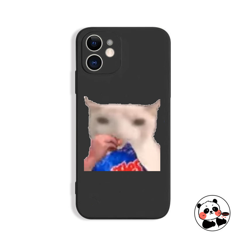 Vỏ Mèo Meme Cho OPPO A79 5G A18 A38 A78 A58 4G A17 A17K A16K A16E A57 A77 4G A77S A57E A57S A73 5G 4G Vỏ Điện Thoại TPU Mềm Ngộ nghĩnh Phong Cách Dễ Thương
