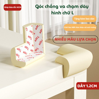 Bộ 4 Miếng Xốp Bọc Góc Bàn Bunnies Đa Năng, Lớp Keo Dán Bền, Phù Hợp Nhiều Loại Bàn Ghế