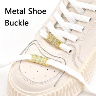 2 Cái / Cặp Kim Loại Thẻ Dây Giày Trang Trí Nam Nữ Phù Hợp Với Giày Sneaker Thời Trang Trái Tim Kim Cương Giày Phụ Kiện