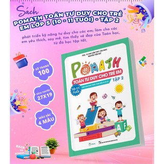 Sách - Pomath Toán tư duy cho trẻ em lớp 5 (10 - 11 tuổi) - tập 2