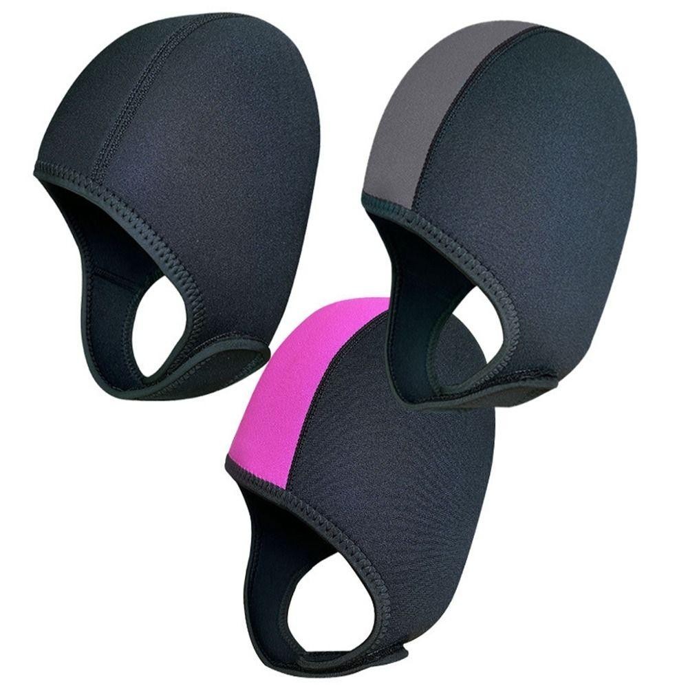 Mũ lặn cao su tổng hợp FEDAOG, Mũ bơi dày 2,5mm, Mũ trùm đầu giữ nhiệt bằng Nylon nam nữ