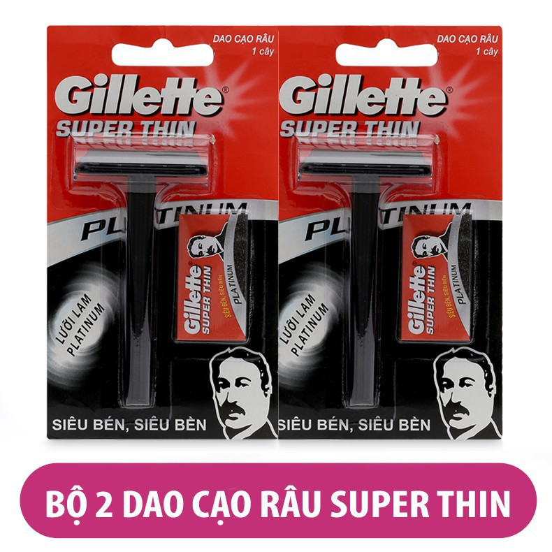 bàn/dao cạo râu gillette tặng kèm lưỡi | Shopee Việt Nam