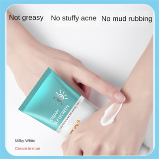 [COD] Kem chống nắng Lancer King SPF 50+ bảo vệ tia UV Kem chống nắng cô lập cho mùa hè Kiểm soát dầu Làm mới làn da Bảo vệ trang điểm lười biếng Kem chống nắng Glow ﻿ ღ Pink Girl Bling Makeup Look