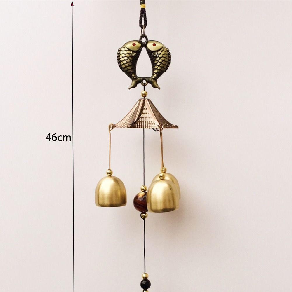 Chuông gió NKSFX, Chuông đồng Trang trí treo cổ điển, Nhà DIY Mặt dây chuyền sáng tạo Chuông gió