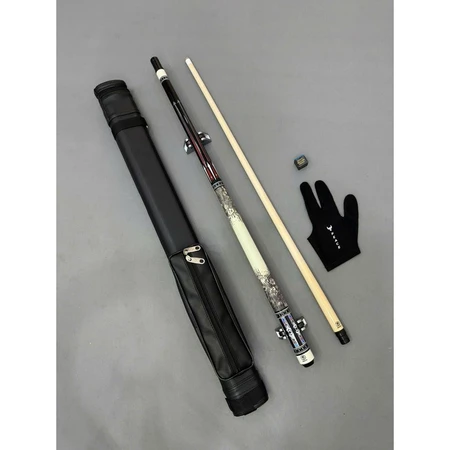 Gậy Bida DRAGON LAK Tay Da Kỳ Đà - Cơ Bida Ngọn Mộc Maple, Ren Nối Radial Cao Cấp