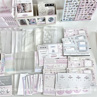 [Khen ngợi 16.000 người] Bộ vật liệu đóng gói ổ cắm thẻ Bao bì quà tặng Túi Ziplock Đầu thẻ Nhãn dán niêm phong mặt sau Đầu thẻ Gói trang gấp [16.000 đánh giá tích cực] Tài liệu quà tặng thẻ