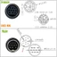 BTM S Video 10Pin Mini DIN đến 3RCA Độ bền cáp mở rộng Dễ sử dụng cho những người đam mê rạp hát tại nhà