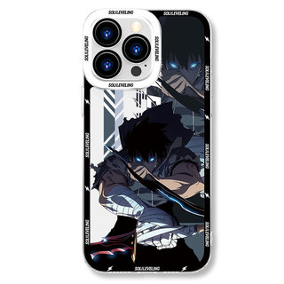 Ốp Lưng Cho Samsung Galaxy A06 A05 A05S A14 A15 A33 A73 A34 A35 A12 S20 A7 2018 Solo Leveling Anime Phim Hoạt Hình Dễ Thương Mềm Trong Suốt Vỏ Điện Thoại