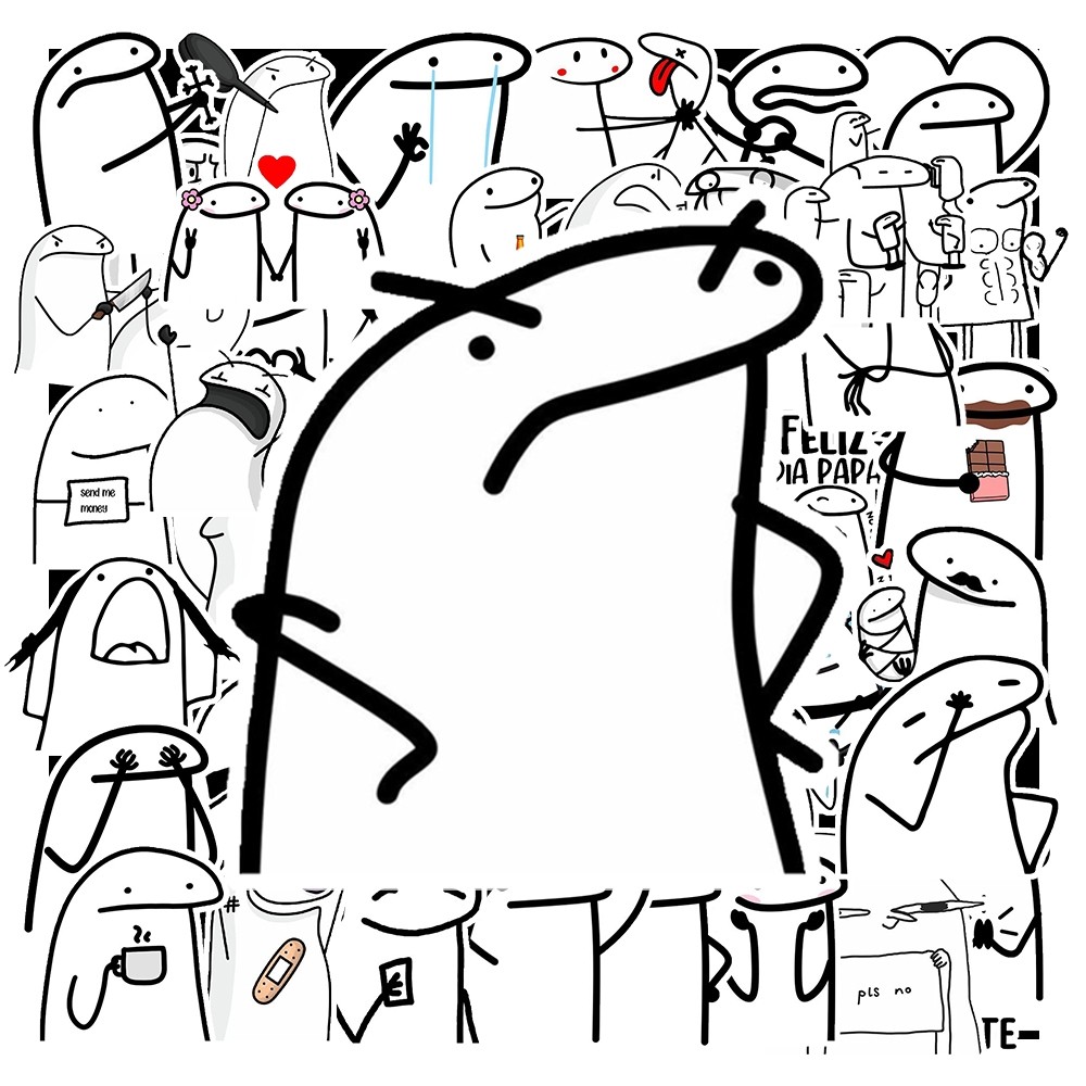 Combo 50 Sticker Meme Thằn Lằn chống nước sticker dán laptop, điện thoại, đàn guitar| MS: 00017 - GÌ CŨNG IN