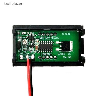 Trailblazer Kỹ Thuật Số Vôn Kế 2 Dây 5V Đến 120V Điện Áp Hiển Thị Kỹ Thuật Số Linh Kiện Điện Xe Đồng Hồ Chống Ngược Kết Nối Mới
