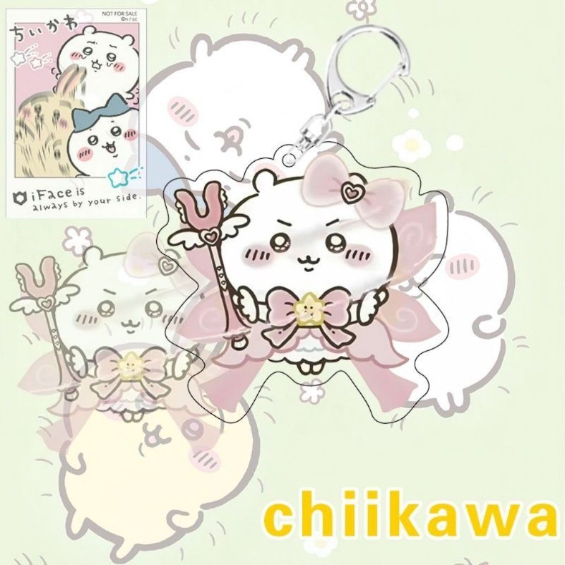 Chiikawa Móc Chìa Khóa Bằng acrylic Hình anime bishojo Dễ Thương