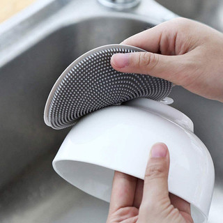 Miếng Rửa Chén Bát Silicon Kháng Khuẩn Kiêm Lót Đế Ly ️🦉 SHOP PP ONLINE CLICK 24 GIỜ
