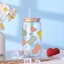 Nhãn dán chuyển GETVOW UV DTF, Sắt trên bọc cốc chịu nhiệt độ cao, Chủ đề Phục sinh chống nước DIY Đề can chuyển cốc Nhãn dán ly 16OZ Ly thủy tinh
