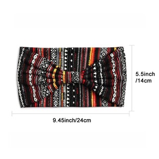 Băng Đô MERIGGIARE, Bohemian Vintage Thắt Lưng Nữ Headwrap, Co Giãn Turban Mũ Thời Trang Rộng Yoga Tóc Cho Vũ Biker