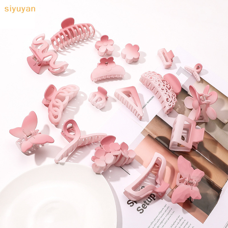 Siyuyan Hoa Anh Đào Kẹp Tóc Mờ Lấy Kẹp Tươi Đa Năng Cá Mập Kẹp Chảo Tóc Lấy Trang Sức VN