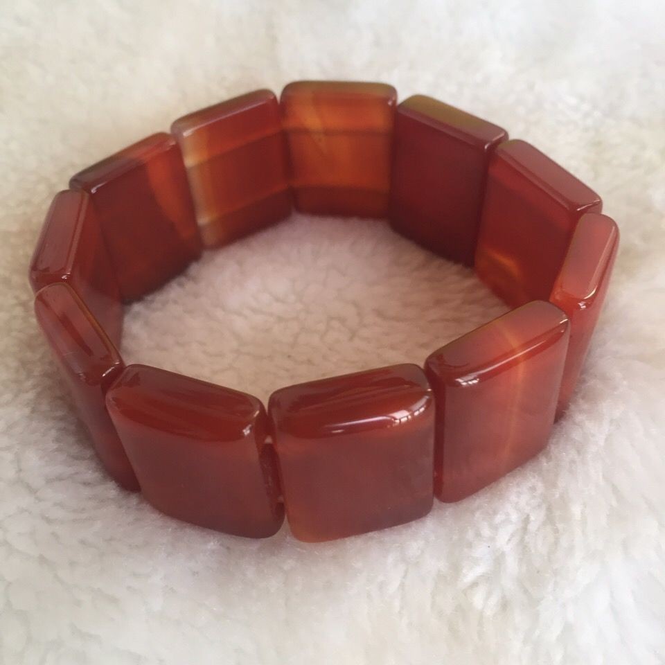 Vòng Tay Chalcedony Mã Não Đỏ Benming Năm Vòng Tay Nữ Vòng Tay Màu Đỏ Nam Nữ Phong Cách
