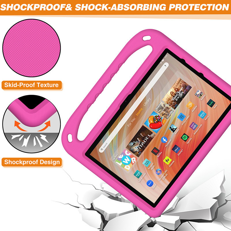 Ốp lưng EVA an toàn cho trẻ em cho Amazon Fire HD10 2021 HD10 2023 HD8 2020 HD8 Plus 2022 Vỏ máy tính bảng chống sốc thế hệ thứ 12