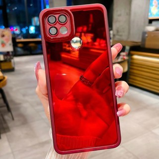 Ốp lưng Realme c12 c25 c25s RMX3193 RMX3191 RMX3195 RMX2189 RMX3197 Phim bảo vệ ống kính máy ảnh Vỏ mềm trong suốt mạ điện