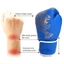 Găng tay Kickboxing JUNYUE88US, Găng tay duỗi thoáng khí màu đỏ / xanh, Găng tay chiến đấu Muay Thái Da PU Unisex Găng tay đấm bốc Huấn luyện đấm bốc