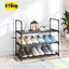 Kệ đựng giày dép nhiều tầng bằng thép cao cấp, Giá để giày dép gấp gọn 3-4-5 tầng có thể tùy chỉnh