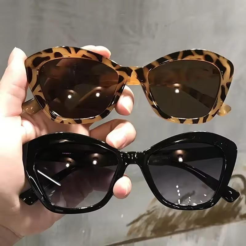 Kính râm hình vuông mắt mèo - Phong cách Punk Big Frame Sunnies dành cho nam giới - Kính râm cổ điển chống tia cực tím để lái xe, du lịch, câu cá - Thời trang cổ điển, Hợp thời trang cá tính