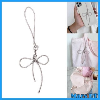 Marset Điện Thoại Charm Nơ Mặt Dây Chuyền Móc Chìa Khóa Cho Túi Phụ Kiện Nữ Dây Điện Thoại
