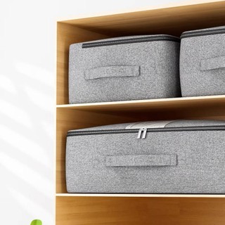 Túi lưu trữ dưới giường MEGOCE, có cửa sổ trong suốt lớn có tay cầm Hộp lưu trữ có thể gập lại, Túi lưu trữ quần áo dung tích lớn chống bụi chống mài mòn