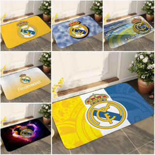 Thảm chùi chân in một mặt Real Madrid Quà tặng thiết thực cho bạn bè Phòng ngủ Văn phòng Trang trí nhà cửa Thảm trải sàn chống trượt (60x40CM)