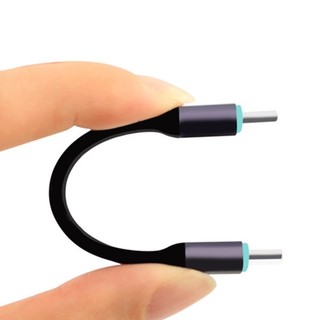 EZ 10CM Cáp Dữ Liệu UsbC TypeC Ngắn 20Gbps Tốc Độ Truyền Dữ Liệu Nhanh Dây Sạc Mềm Nhôm + Mạ Niken