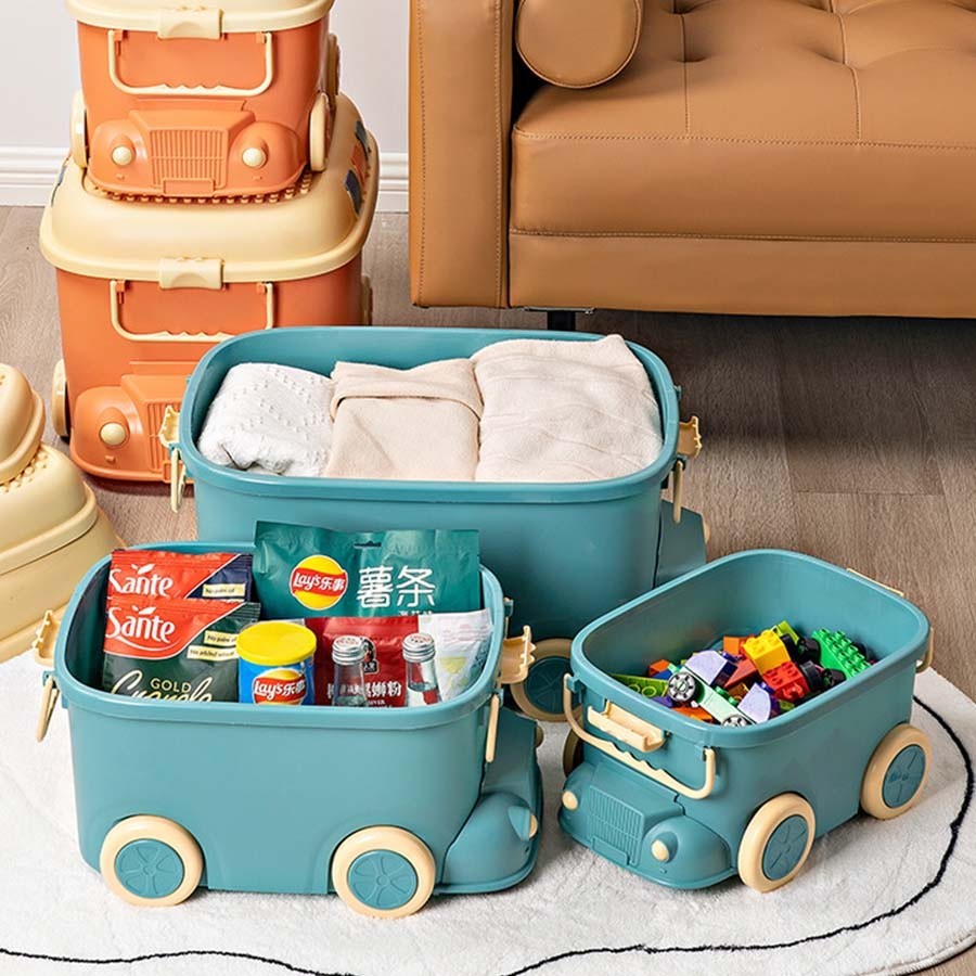 Thùng Đựng Đồ Chơi Enoda Home Size Lớn Có Bánh Xe Đựng Đồ Tiện Lợi Q013