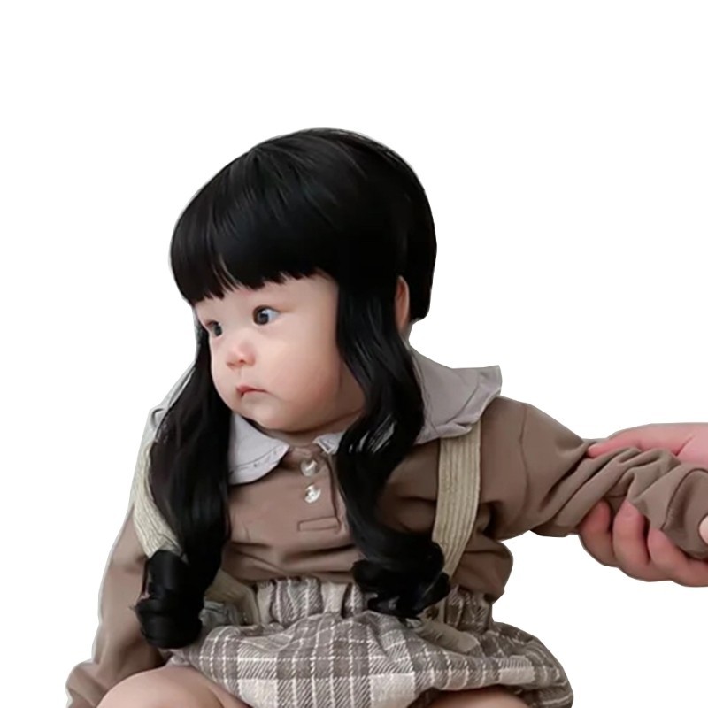 Innlike1 Phụ Kiện Tóc Thời Trang Cho 1-3 Tuổi Trẻ Em Đáng Yêu Cho Bé Cosplay Mũ Tóc Giả Mũ Tóc Giả Dễ Thương Chụp Ảnh