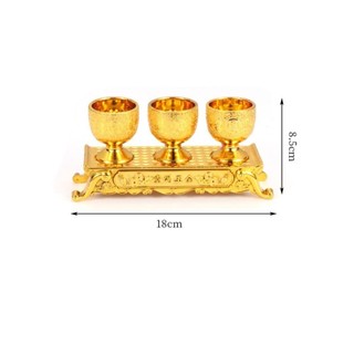 Ấm trà HOMEHAVEN, Cốc trang trí ngôi chùa vàng gia đình, Kính rượu cổ điển trang trí