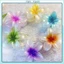 Phiên bản Hàn Quốc của Streamer Beach Photography Phụ nữ lấy hoa màu kẹo Trình diễn trẻ em Kẹp tóc dễ thương Kẹp tóc cá mập