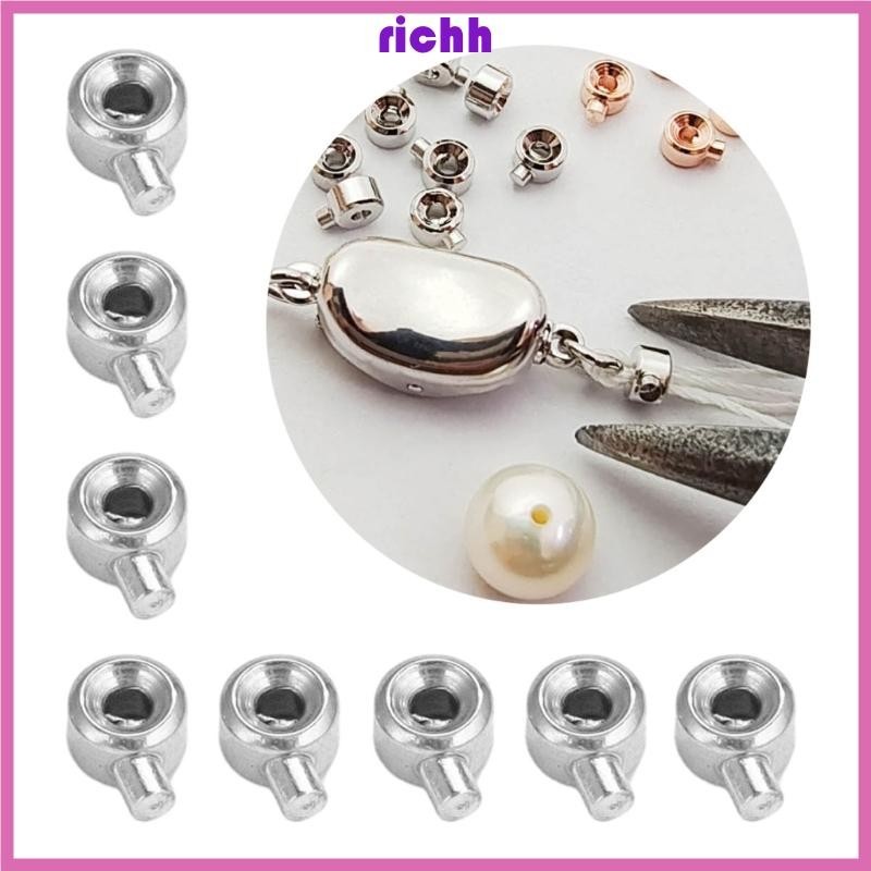 Pack of 20 Durable Positioning Clasp Copper Plating Stopper Spacer Beads