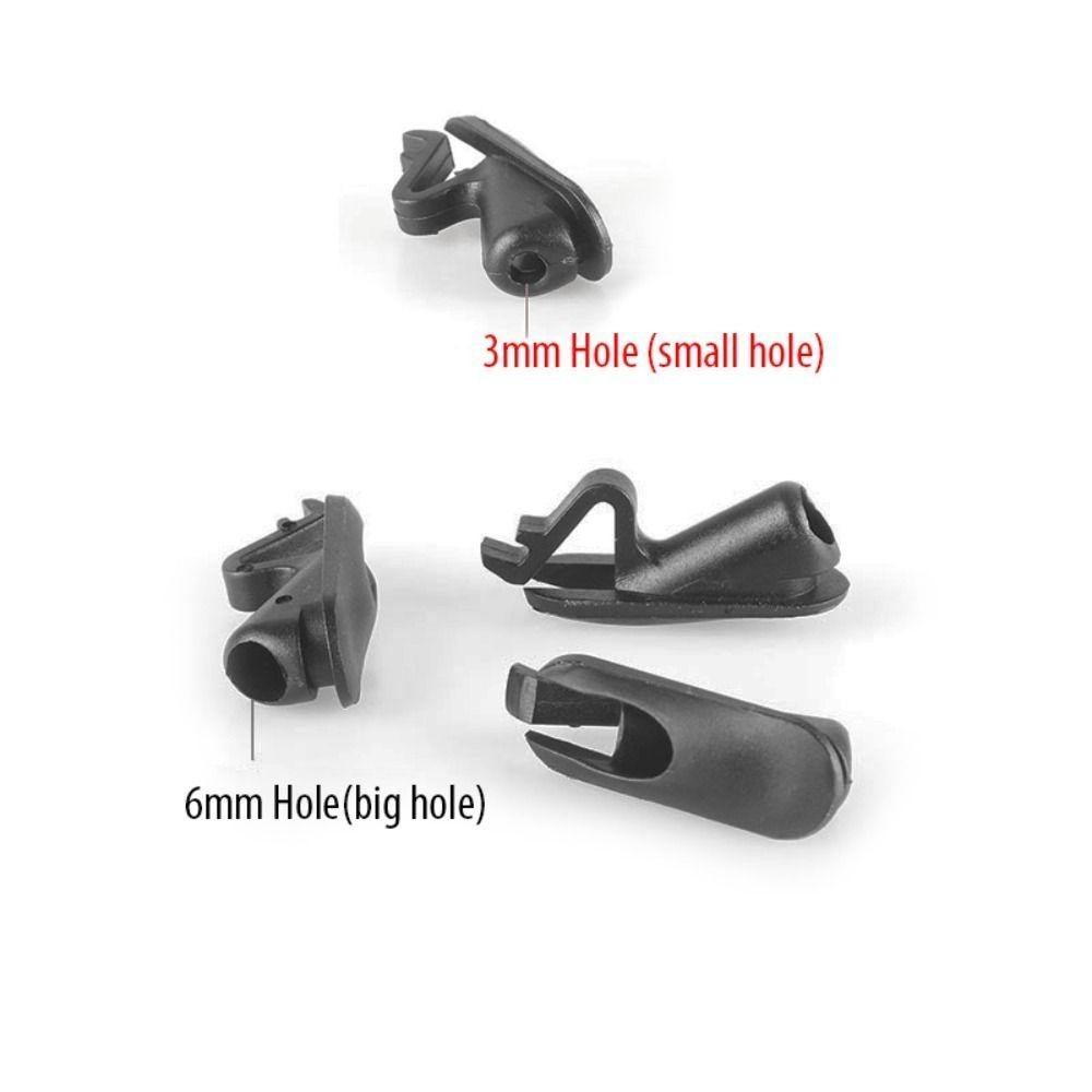 ESSENCEH Cáp Định Tuyến Khung Cắm, Giá Đỡ Dây Phanh Xe Đạp Bền Trọng Lượng Nhẹ, Hướng Dẫn Cáp Grommets 24X8.5