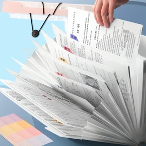 Túi đựng tài liệu tệp đựng tài liệu nhiều ngăn kẹp file túi đựng tài liệu A4 phụ kiện văn phòng phẩm