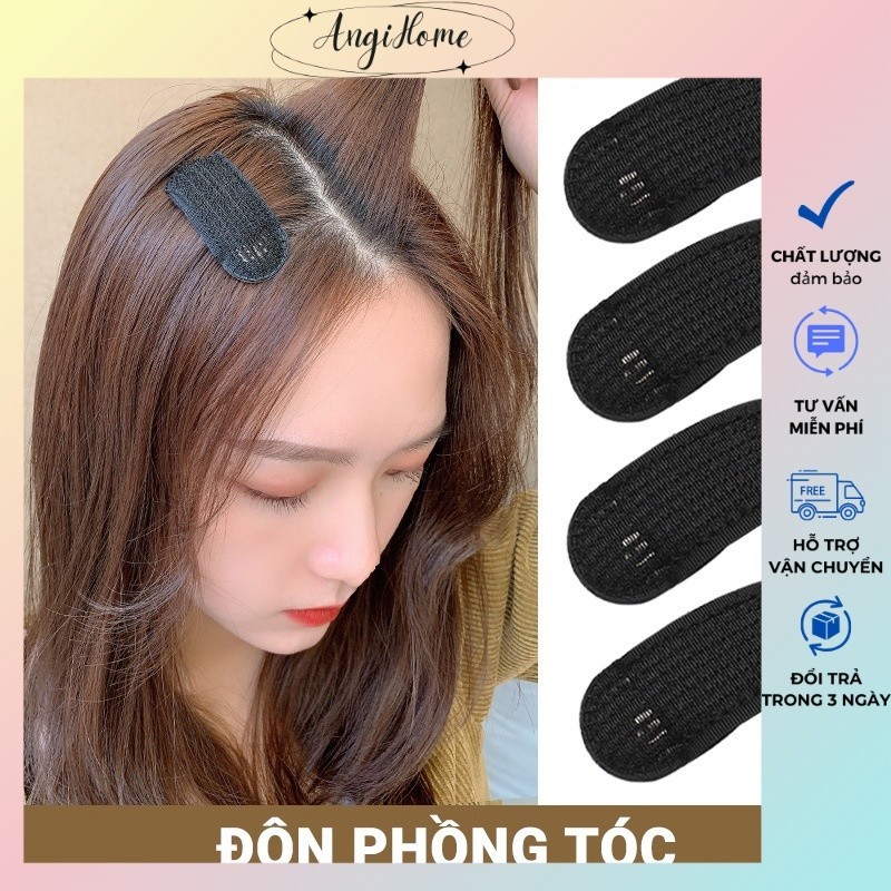Độn phồng chân tóc  đệm tạo dày chân tóc phong cách Hàn Quốc ANGIHOME