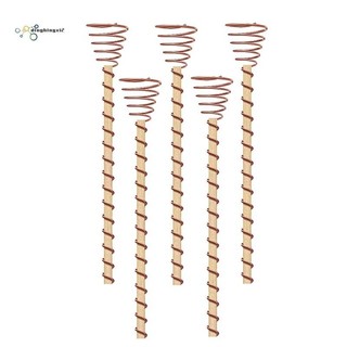 5 CHIẾC Electroculture Plant cọc Electroculture Copper Coil Ăng-ten để trồng bộ vườn