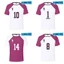YB1 Haikyuu Shiratorizawa Trường Ushijima Wakatoshi Tendou Satori Cosplay Vải Mùa Hè Áo Thun Anime Tay Ngắn