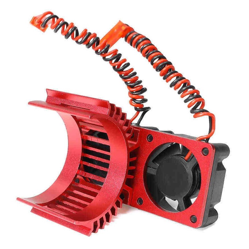 Động Cơ Quạt Làm Mát Kép Tản Nhiệt 380 540 550 3650 3660 Tản Nhiệt 36 Mm RC Xe Vận Chuyển Một Phần