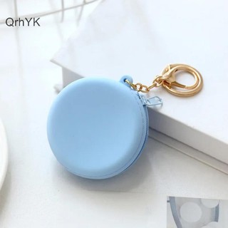Nhà Máy Thời Trang Màu Kẹo Silicon Mini Tròn Đựng Đồng Xu Ốp Lưng Ví Đựng Tiền Xu Nữ Bé Gái Thời Trang Ví Đựng Tiền Xu Dây Kéo Ví Dành Cho Trẻ Em Nữ QrhYK