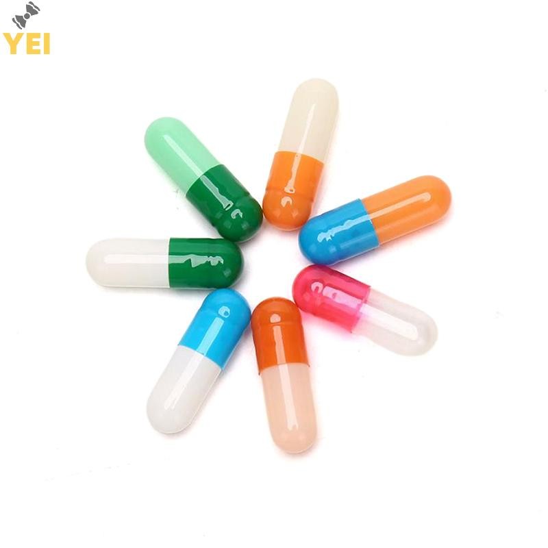 < Yei > 1000 Chiếc Trống Cứng Gelatin Viên Nang Size 2 # Gel Cho Thuốc Đổ Lại Mới