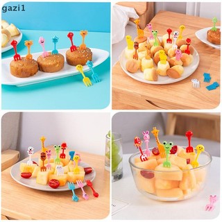 [gazi1] 10 Chiếc Trang Trại Động Vật Nĩa Trái Cây Hoạt Hình Trẻ Em Ăn Nhẹ Bánh Món Tráng Miệng Thực Phẩm Trái Cây Chọn Tăm Bento Bữa Trưa Trang Trí Tiệc VN